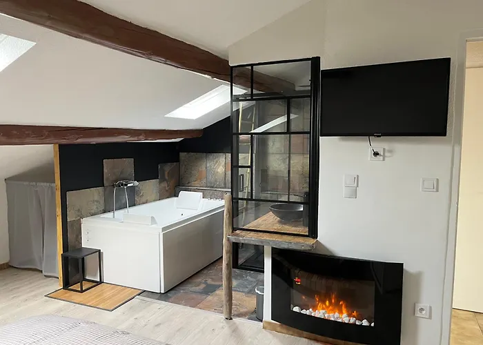 Duplex Lumineux Sur Gde Terrasse, Balneo Double, Parking Prive, Clim, Local Velos